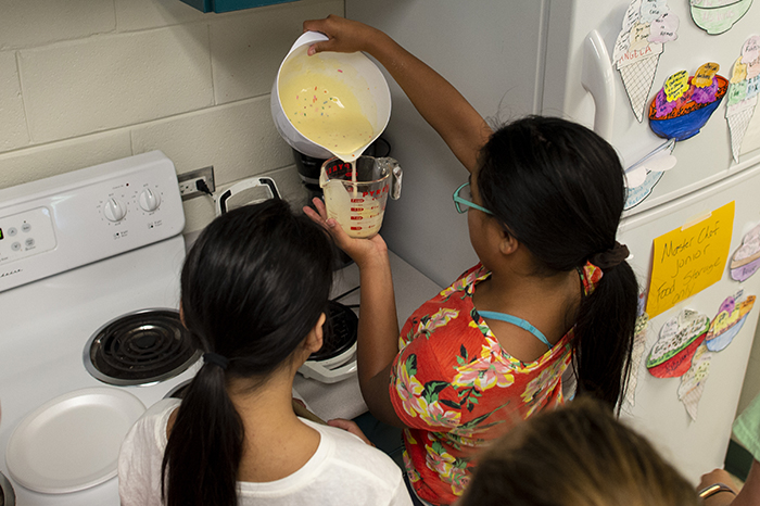 Girl Pouring Batter