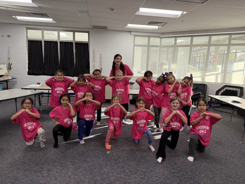 Salt Creek Dance Club taking a group photo.